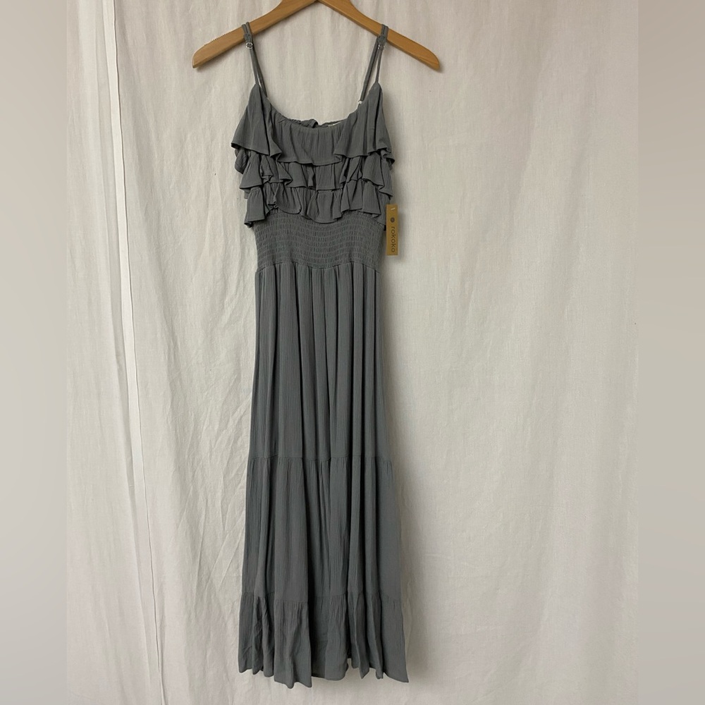 NWT ROKOKO ruffled summer dress